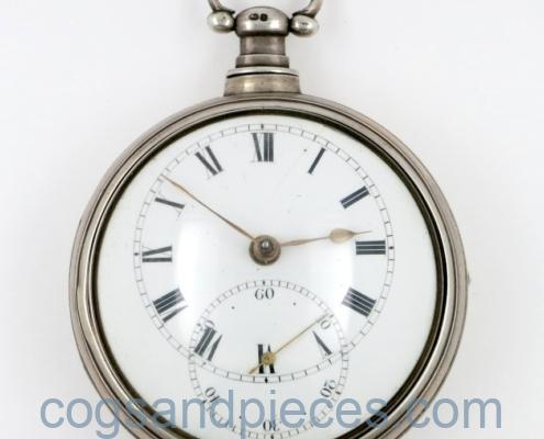 Silver doctors dial pocket watch