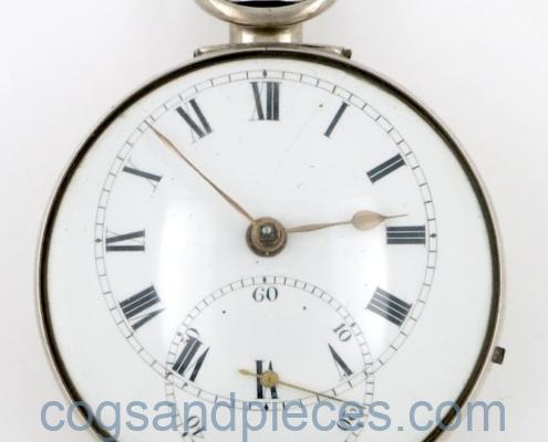 Silver doctors dial pocket watch