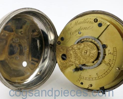 Silver doctors dial pocket watch