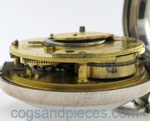 Silver doctors dial pocket watch