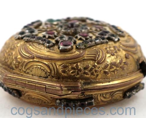 gem set watch case