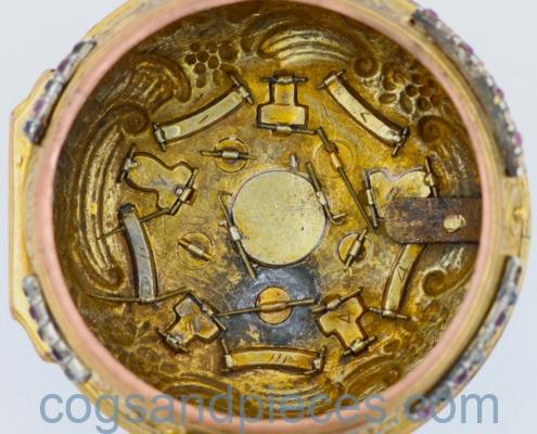 gem set watch case
