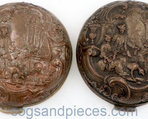 18thc.  repousse case castings