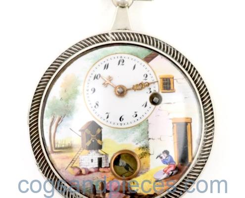 Automaton verge pocket watch