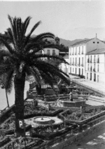 Pedestal de mármol de Coín en el Museo Municipal de Algeciras