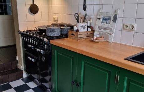 groene felle retro keuken