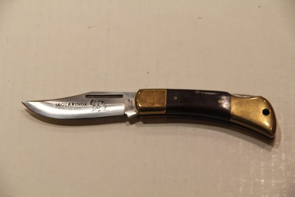 Jaguar Coltello Sportivo Manico Legno Palissandro cm 17