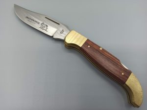 Coltello Jaguar con Poggiadito Lama Gobba Larga cm 20