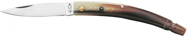 Coltello Berti gobbo abruzzese punta di corno