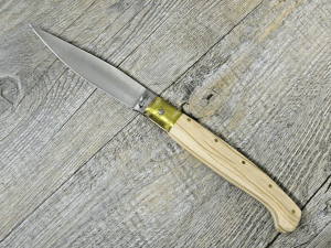 Coltello artigianale Pattada Brotzu Manico in legno d’ulivo