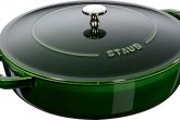 STAUB Tegame Basso 28 cm Braisers Chistera Colore Basilico