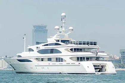 200ft Mega Yacht ZAF for rental in Dubai Marina