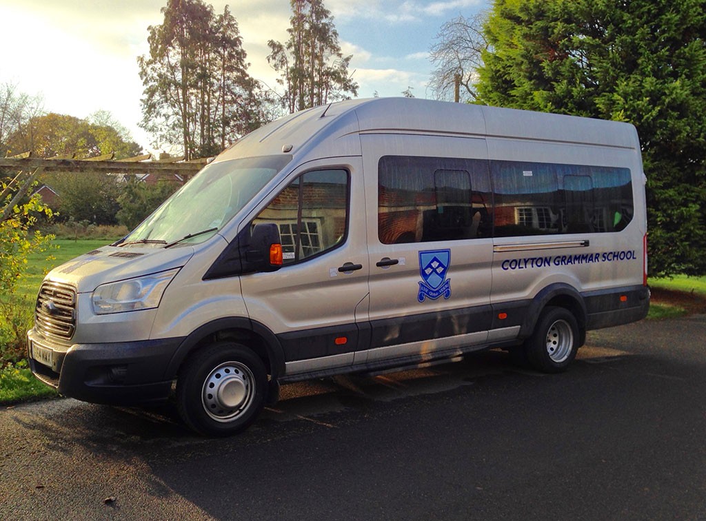 Colyton Grammar School Minibus