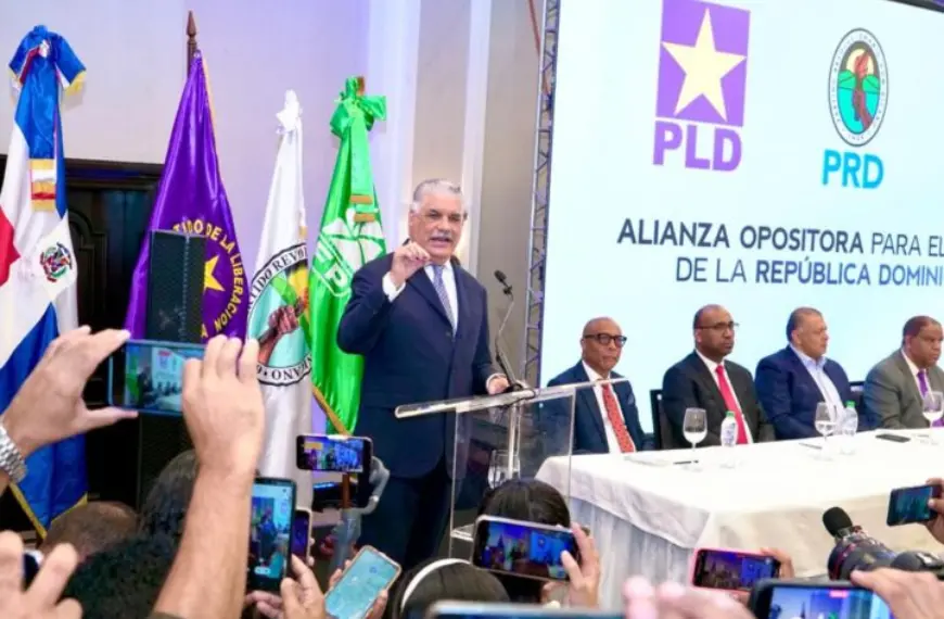 Partidos PLD-FP-PRD presentan “Alianza Opositora Rescate RD”