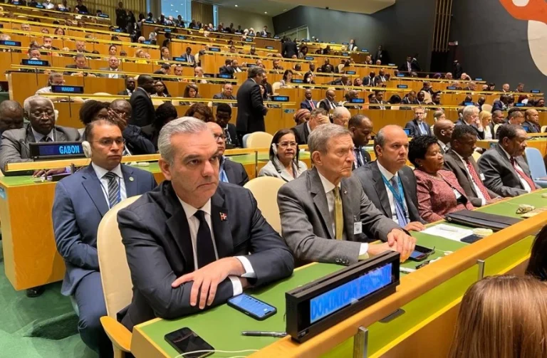 Presidente de RD Luis Abinader llega a la ONU