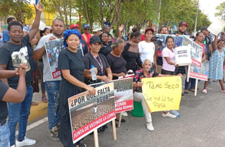 Protestan en Pedro Brand por falta de agua desde hace dos meses