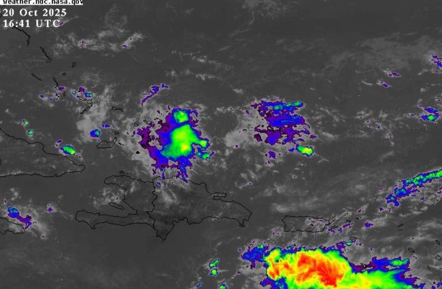 Indomet prev fuertes aguaceros sobre el pas por onda tropical