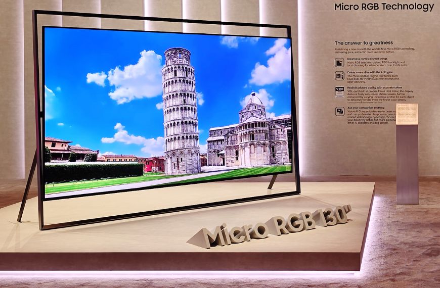 Samsung presentó en el CES de Las Vegas las novedades que traerá este año en pantallas y tecnología audiovisual