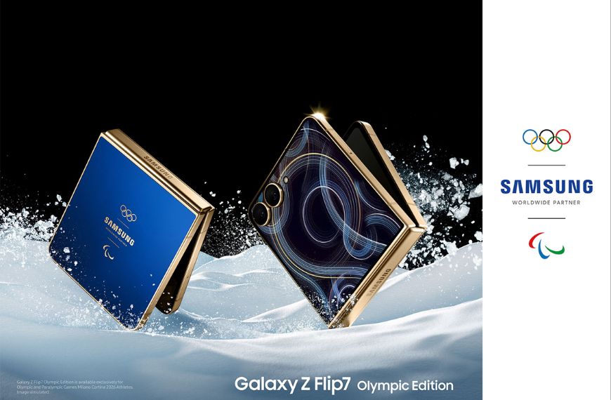 Samsung presenta el modelo exclusivo Galaxy Z Flip7 Olympic Edition, que apoya a los atletas en su trayectoria en Milano-Cortina 2026