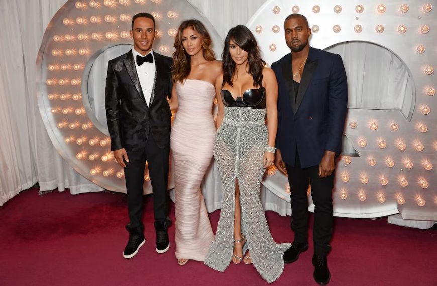 Kim Kardashian y Lewis Hamilton disfrutan de un romántico fin de semana en Reino Unido