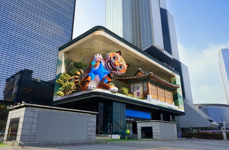 El boom del marketing 3D: pantallas gigantescrean escenarios hiperrealistas a cielo abierto
