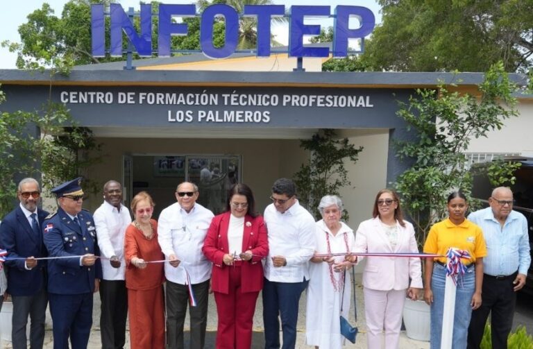 INFOTEP inaugura Centro de Formación Técnico Los Palmeros y amplía acceso a capacitación en Santo Domingo Este