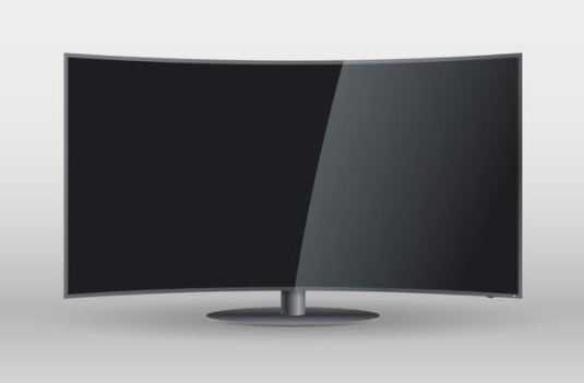 tv har svart bild 