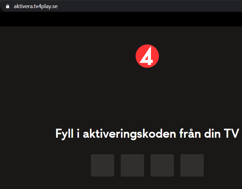 aktivera tv4play.se