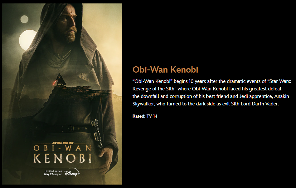 Obi-Wan Kenobi Disney Plus
