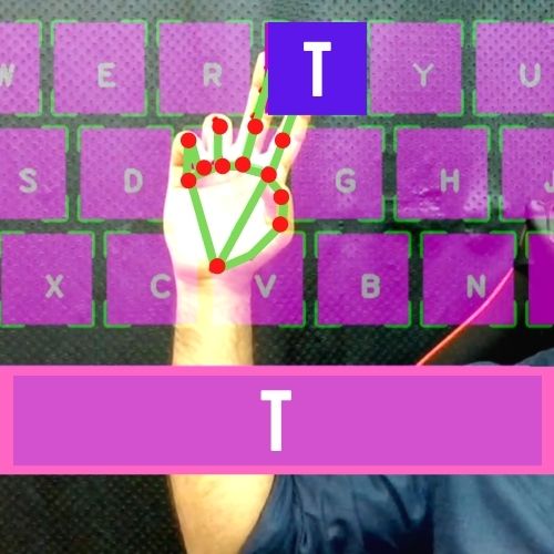 AI Virtual Keyboard CVZone