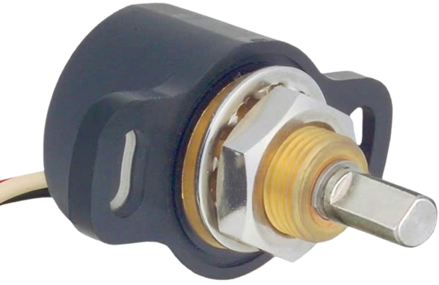 Hall effect rotary position sensor for industrial machinery