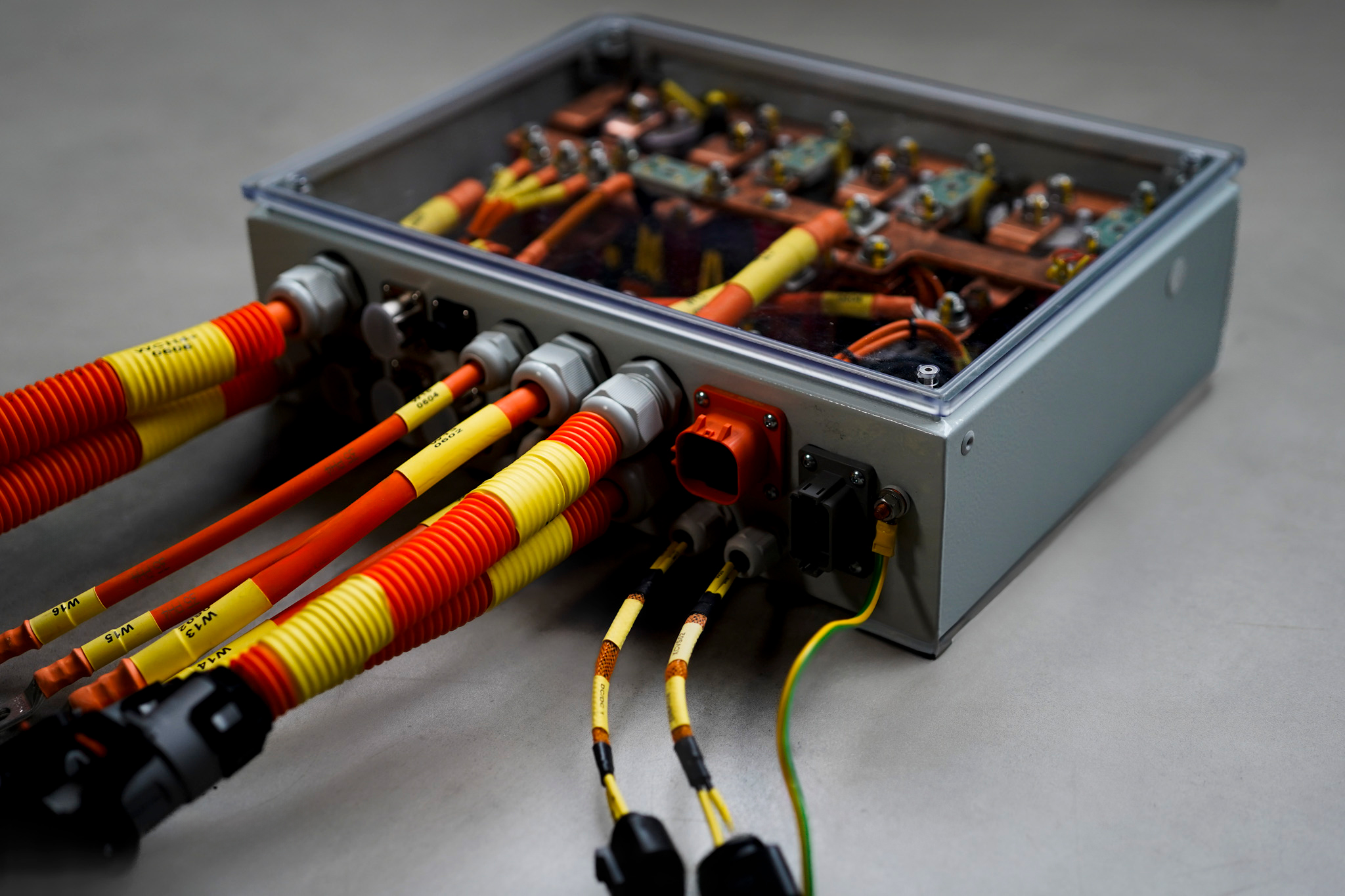 Custom power distribution unit for mobile machinery