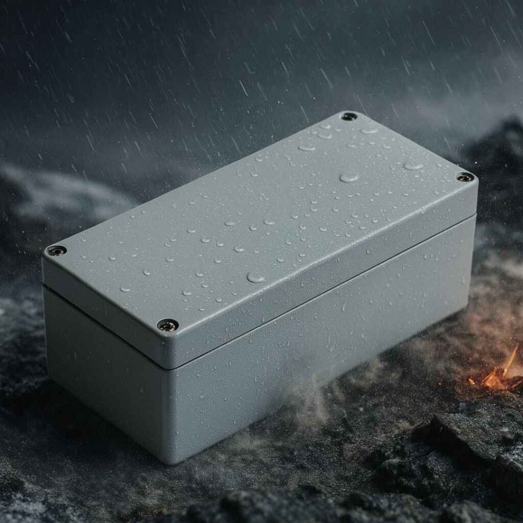 Industrial enclosure for machine electronics