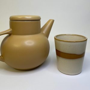 ceramic bubble tea pot sand