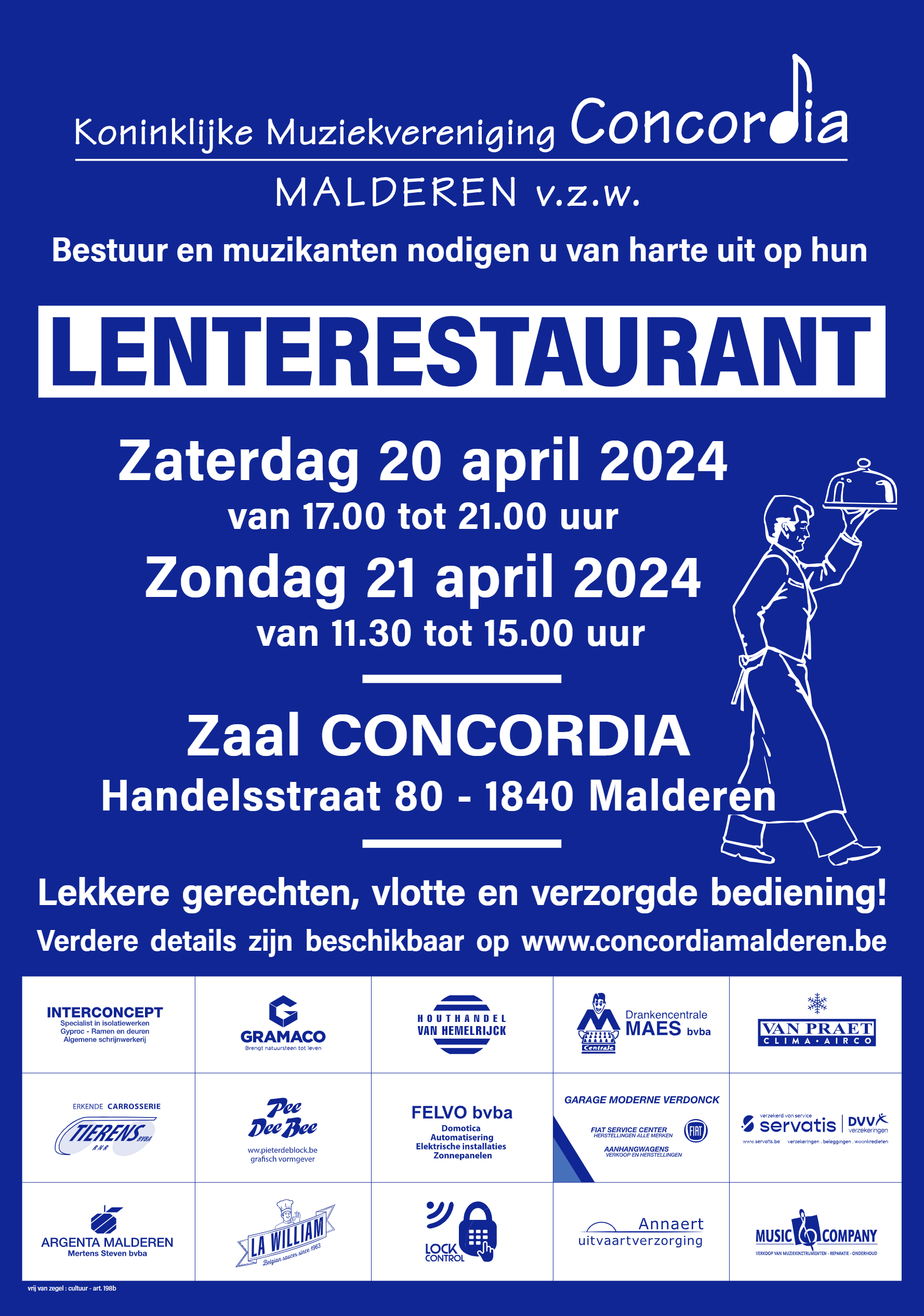 Affiche Lenterestaurant 2024