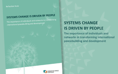 Reflection Note: Systems Change is Driven by People