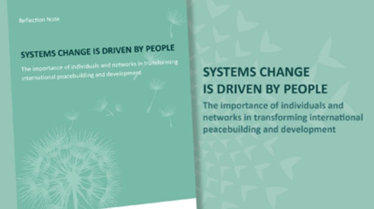 Reflection Note: Systems Change is Driven by People - Conducive Space ...