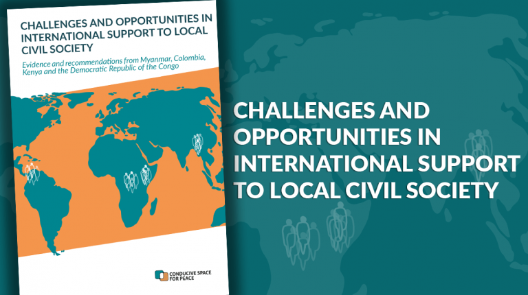 Challenges and Opportunities in International Support to Local Civil Society