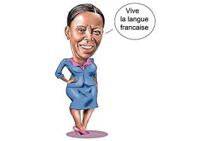 Rwanda's Foreign Minister Louise Mushikiwabo is campaigning to become Francophonie secretary-general. ILLUSTRATION | JOHN NYAGAH | NMG