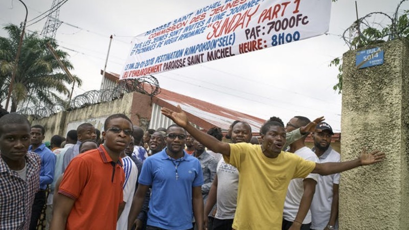 Anti-Joseph Kabila protesters left five people dead and scores injured in Kinshasa. (Robert Carrubba/EPA-EFE)