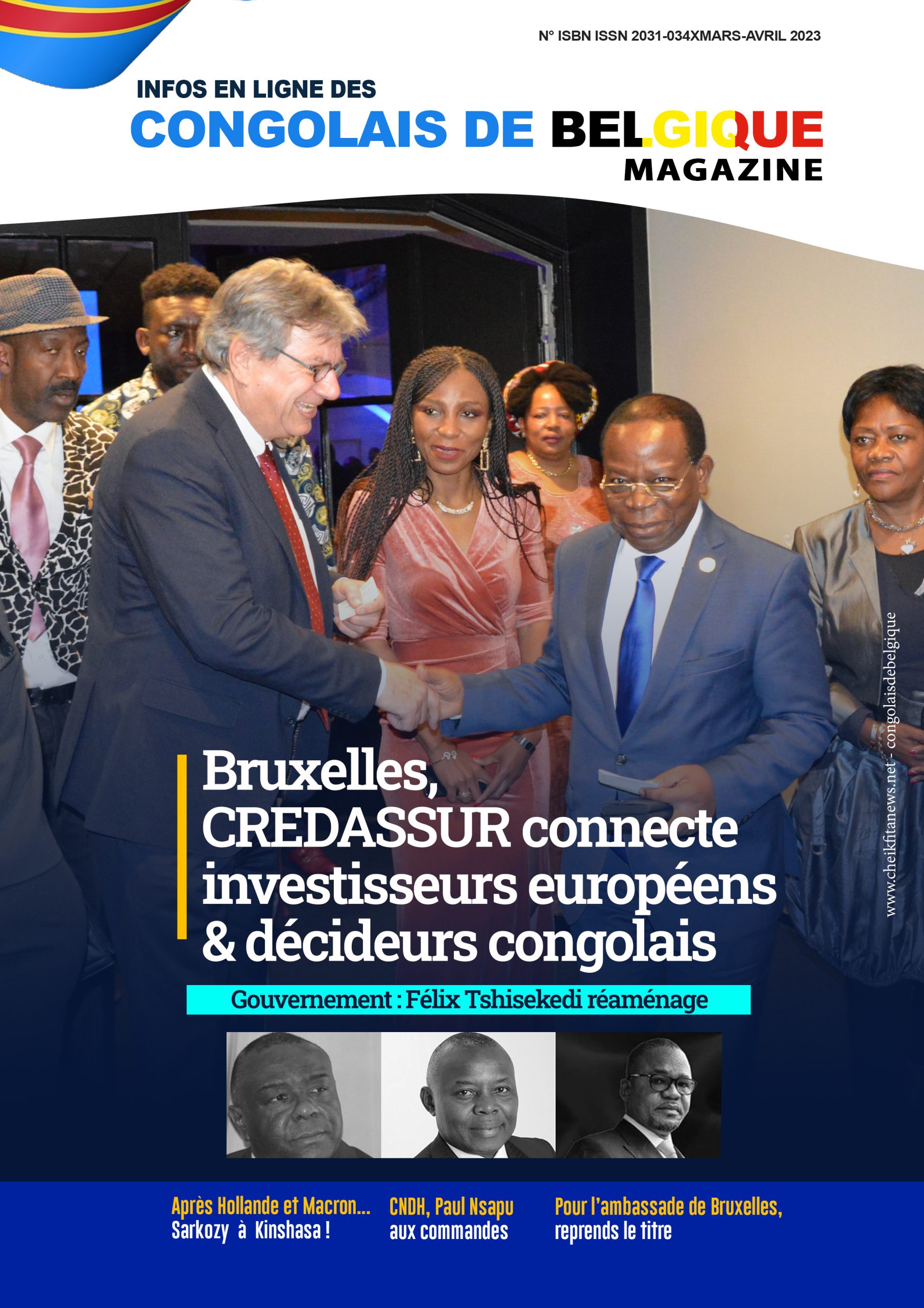 Congolais de Belgique Magazine mars-avril 2023 est là