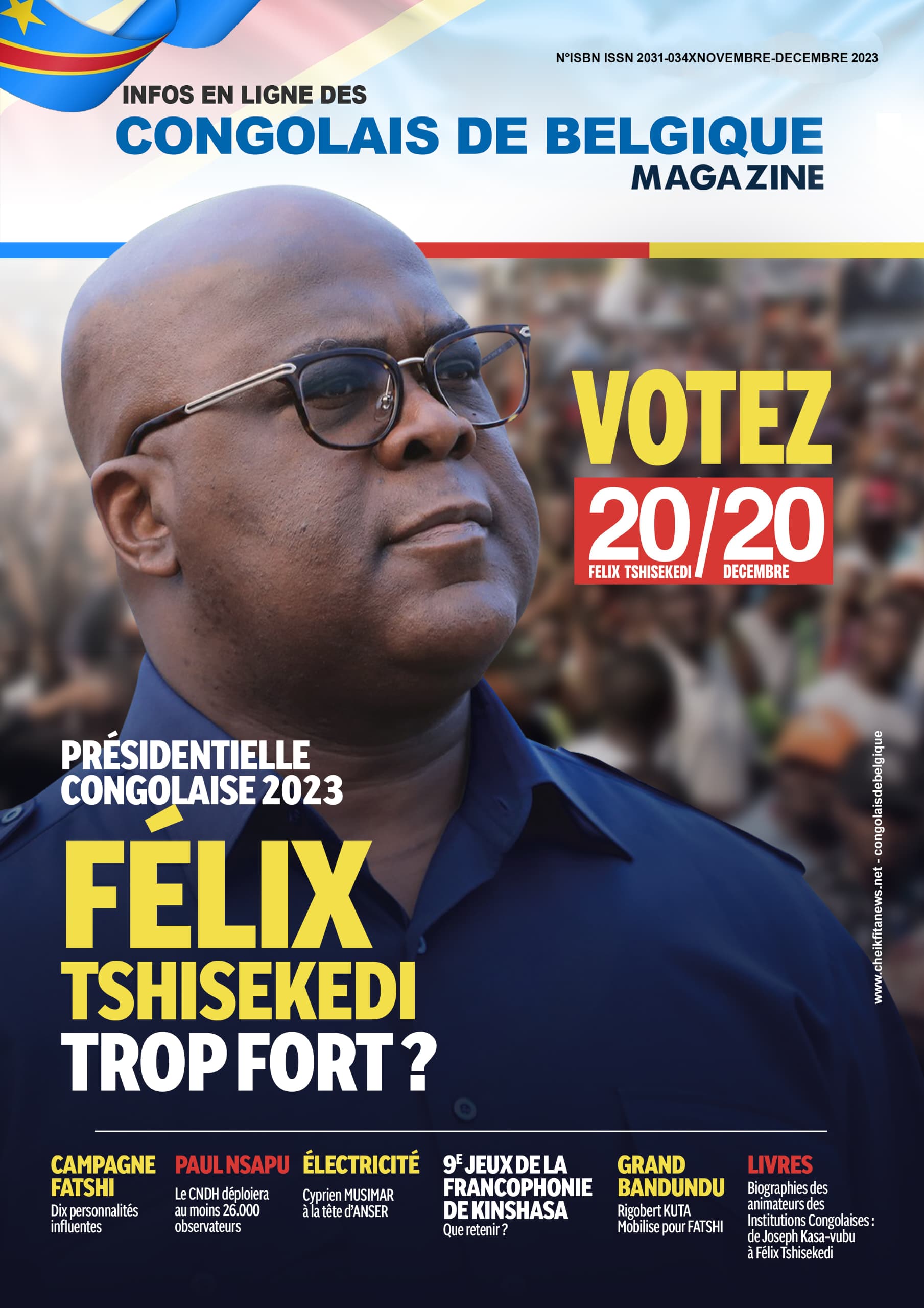 Spécial Congolais de Belgique Magazine RD Congo vote 2023 est là Spécial Congolais de Belgique Magazine RD Congo vote 2023 est là