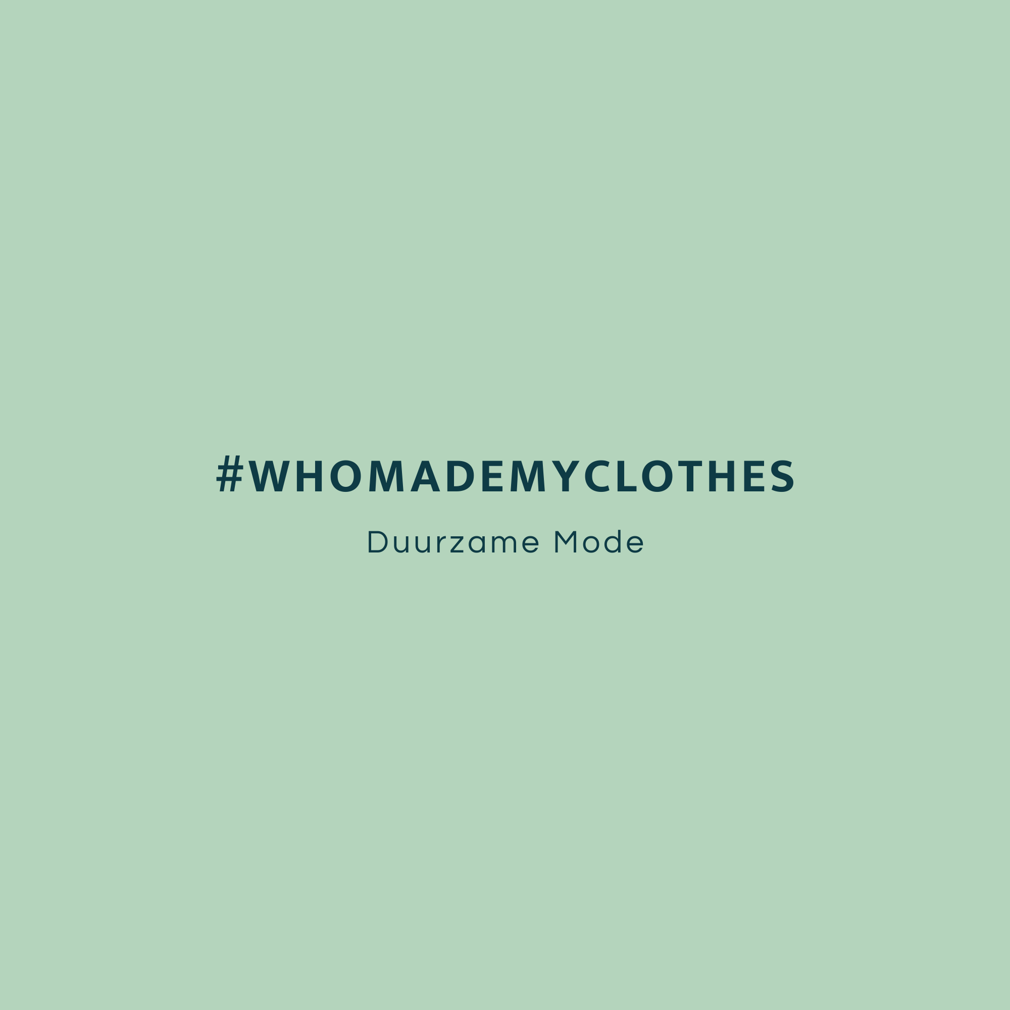 Lees meer over het artikel #whomademyclothes