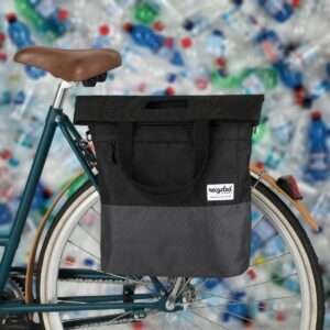 UrbanProof shoppertas RPET 20L zwart-grijs - Afbeelding 2