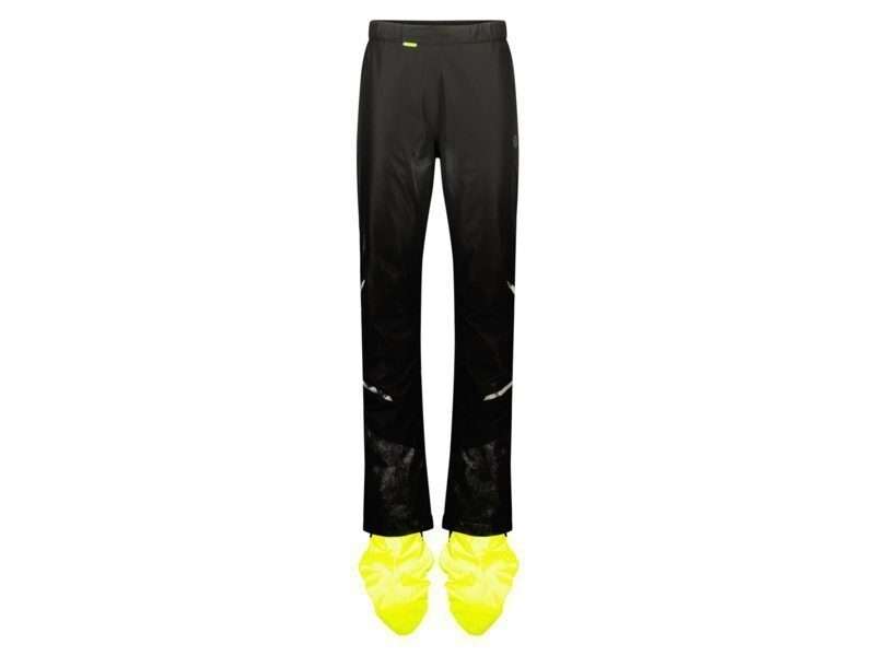 Agu winter rain pants commuter men black & reflect - XL
