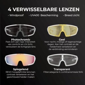 CRNK bril Hawkeye zwart - Afbeelding 2