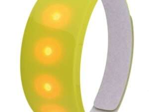 REFLECTIE WW LIGHTBAND M/RODE LED GEEL XL