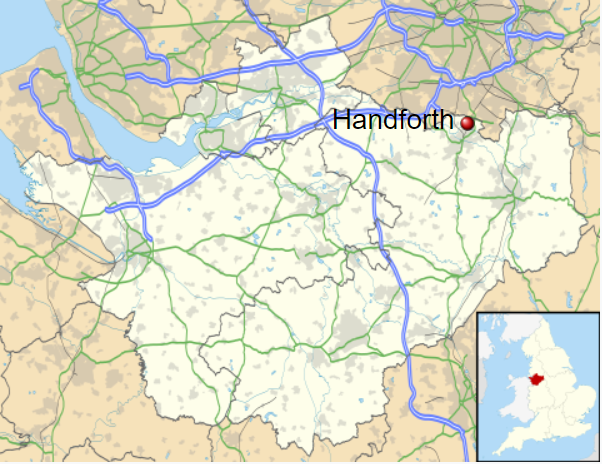 Handforth map