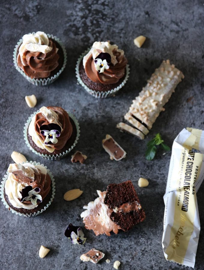 saftiga choklad mocka cupcakes