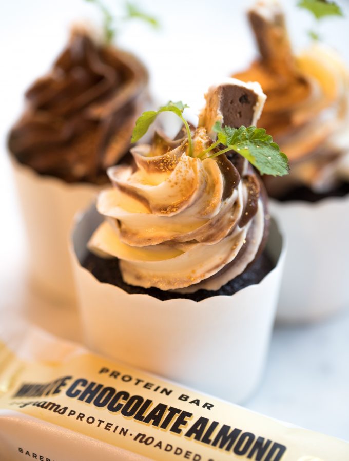 saftiga choklad mocka cupcakes